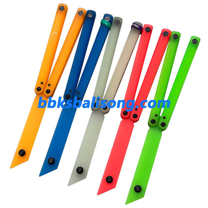 Yuppie Luminous Fluorescent Plastic Balisong