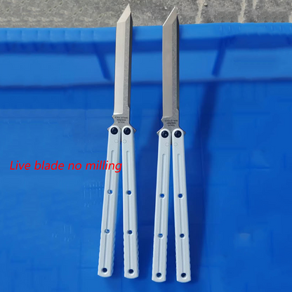 Cold Blade Krake Raken(Kraken) V3  Balisong Clone 7075 Aluminum Ceramic Coating Handle
