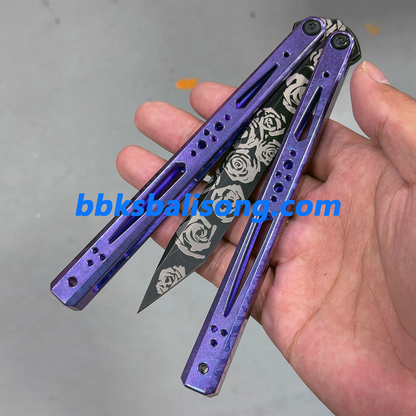 Zunmade Ryworx Ga Balisong Clone Titanium Handle