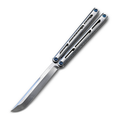 New Baliplus Tsunami V4 Balisong Clone Titanium Handle Bushings System