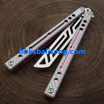 Baliplus Nautilus V1&V2 Balisong Clone G10+7075 Aluminum Handle