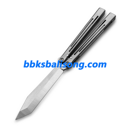 ARMED SHARK Gold Dust Replicant Balisong Clone Titanium Handle