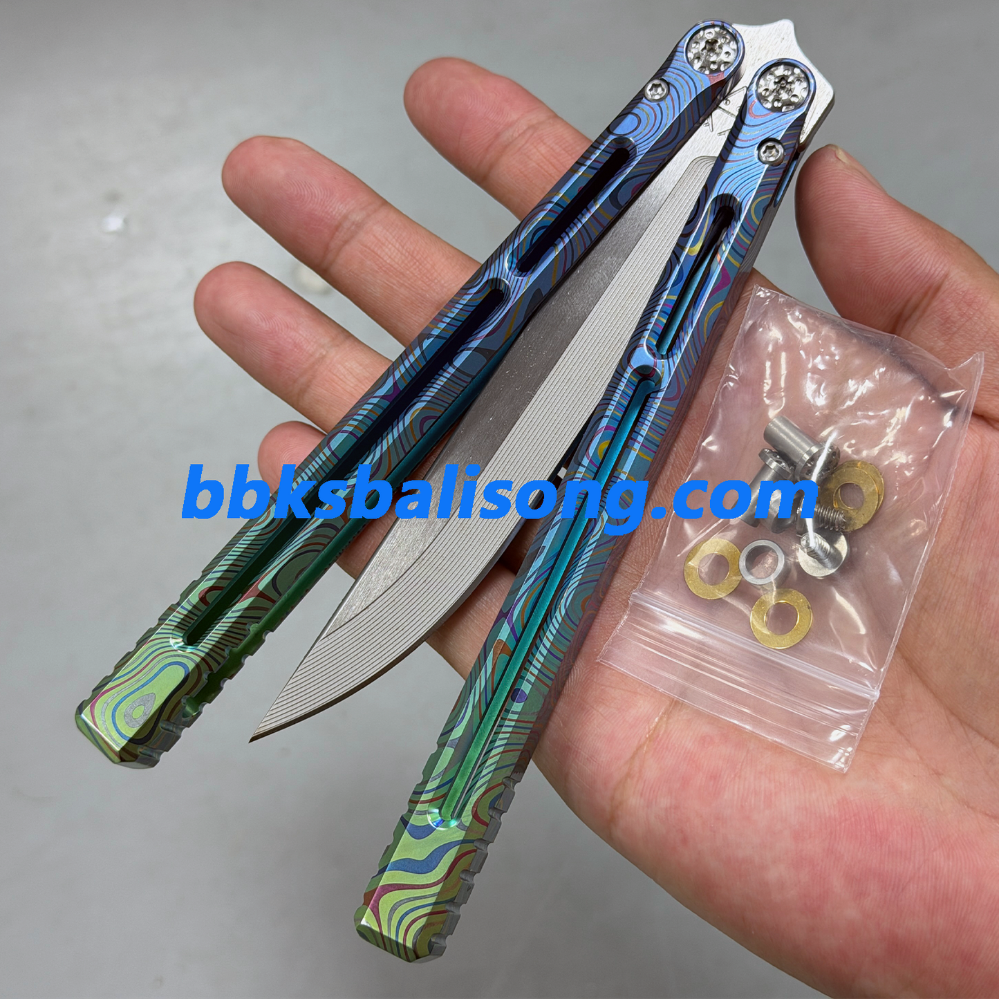 Baliplus Telesto Balisong Clone Titanium Handle
