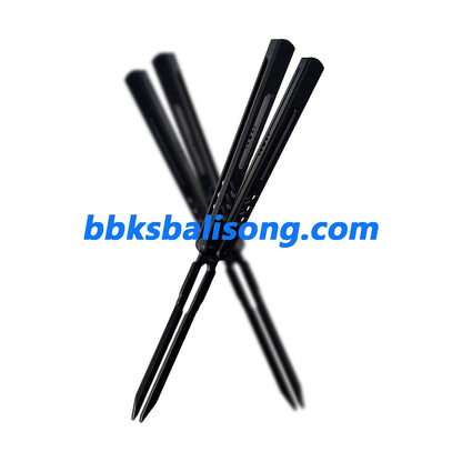 Banshu 8801 Balisong Tuning Fork Blade 7075 Aluminum Handle Bushings System