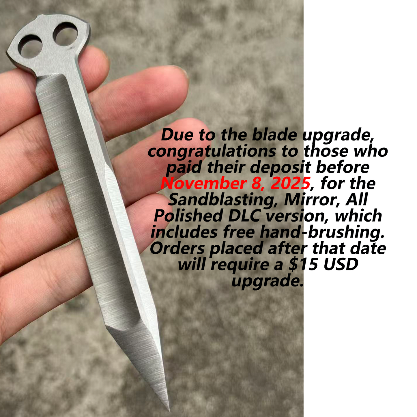 Zunmade Ryworx Ga Balisong Clone Titanium Handle