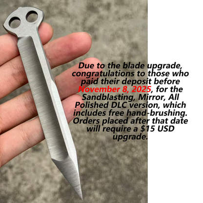 Zunmade Ryworx Ga Balisong Clone Titanium Handle