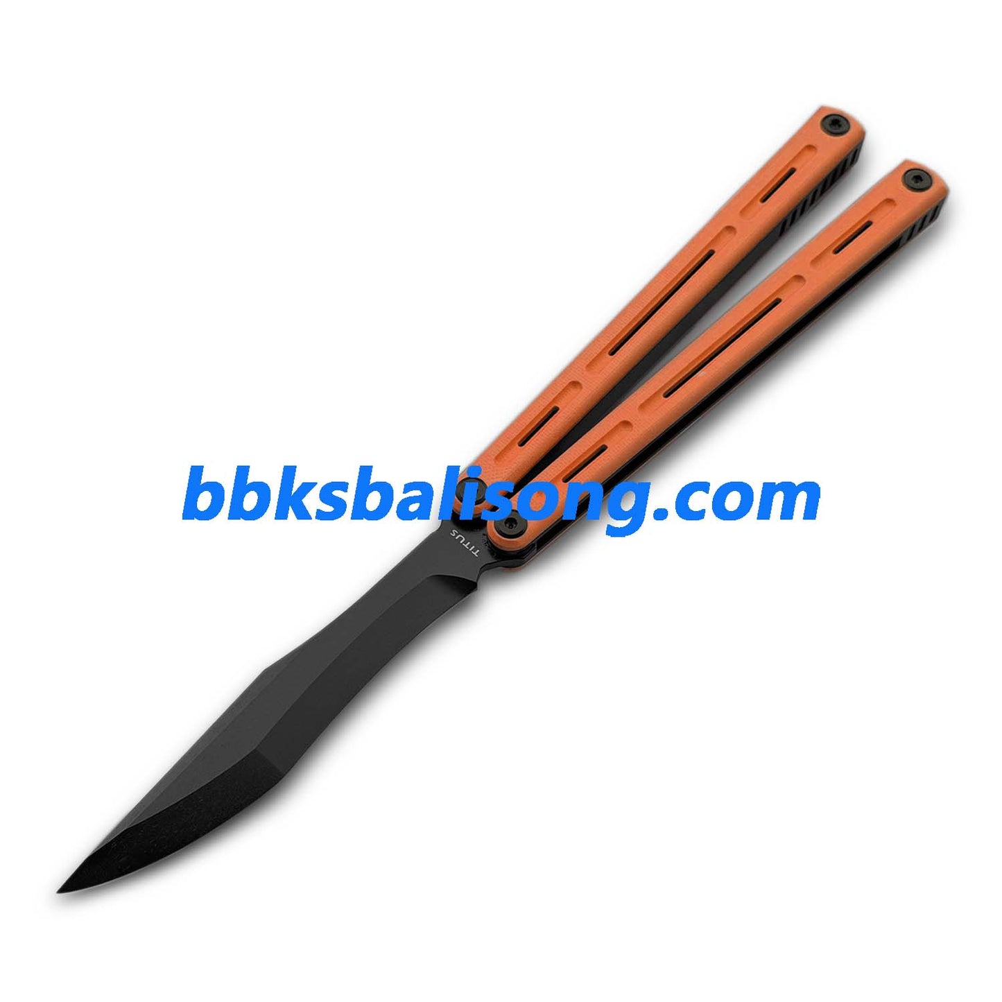 Titus Egrets Original Balisong Live Blade G10+7075 Aluminum Handle