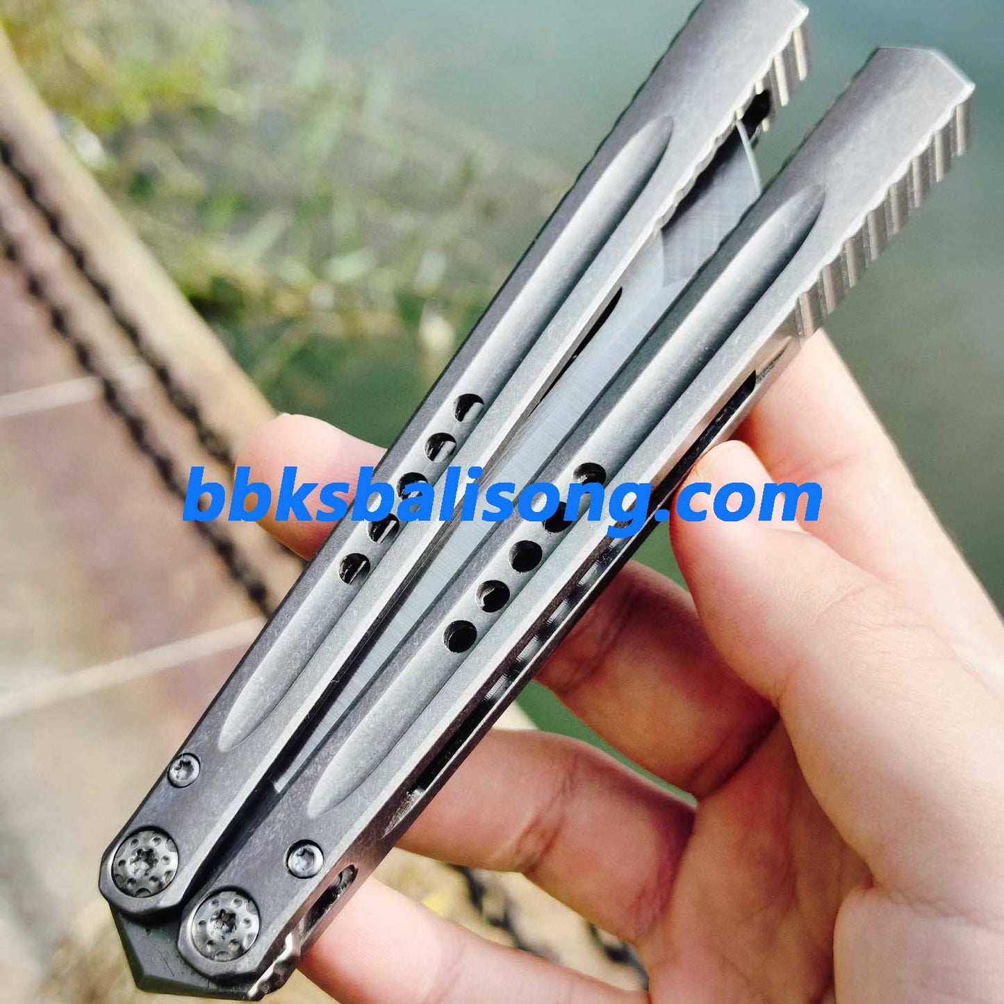 Baliplus×AKD Votum Original Balisong Titanium Handle