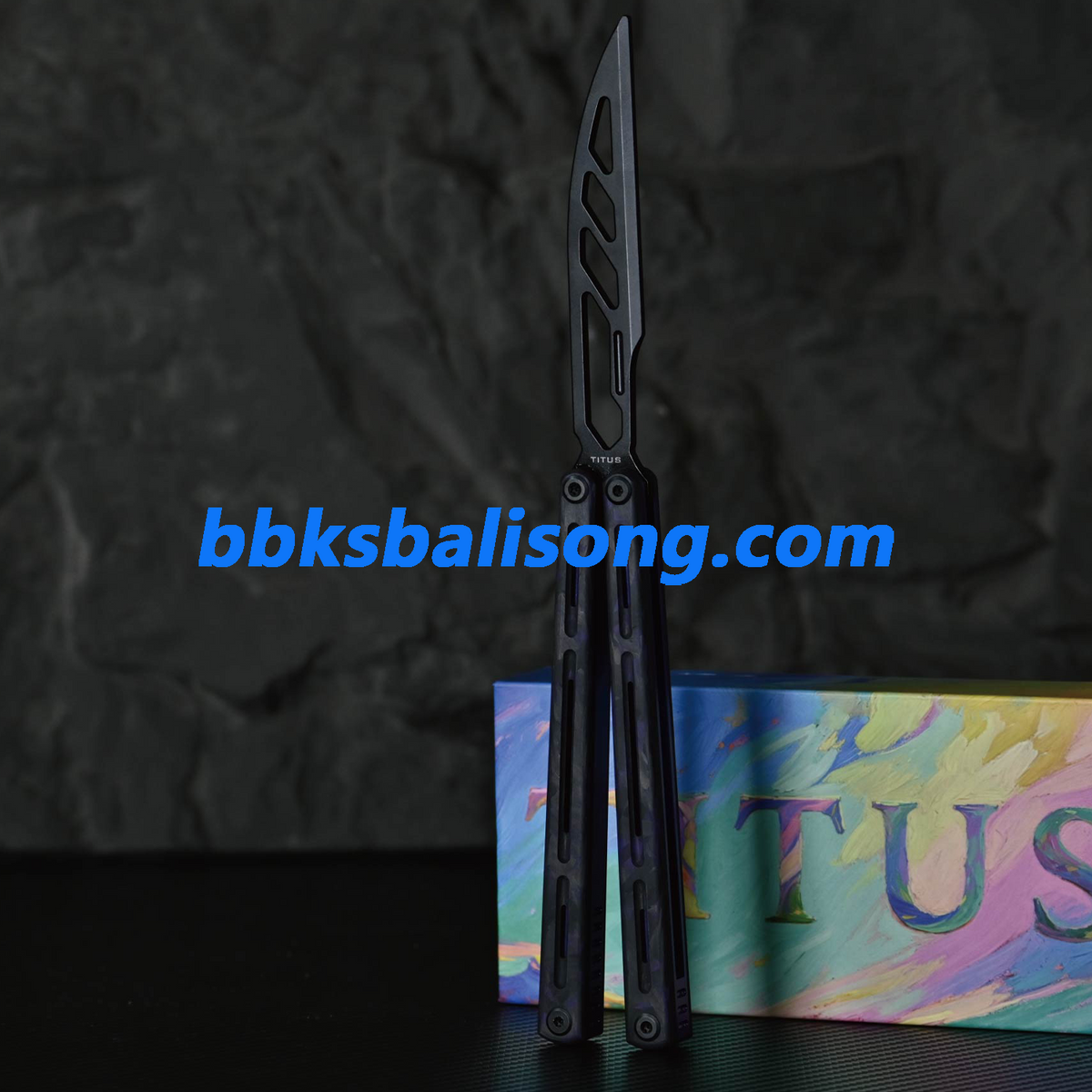 Titus Egrets Original Balisong Trainer G10+7075 Aluminum Handle