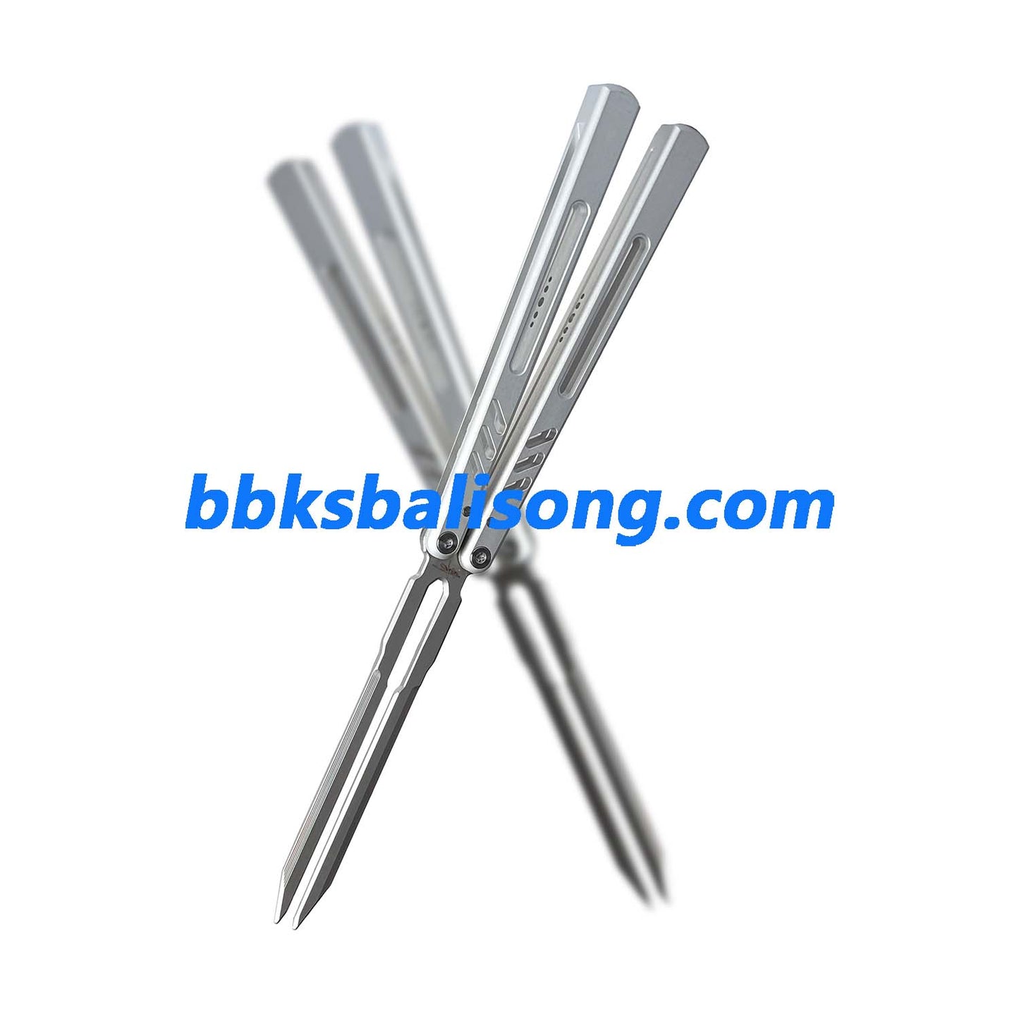 Banshu 8801 Balisong Tuning Fork Blade 7075 Aluminum Handle Bushings System