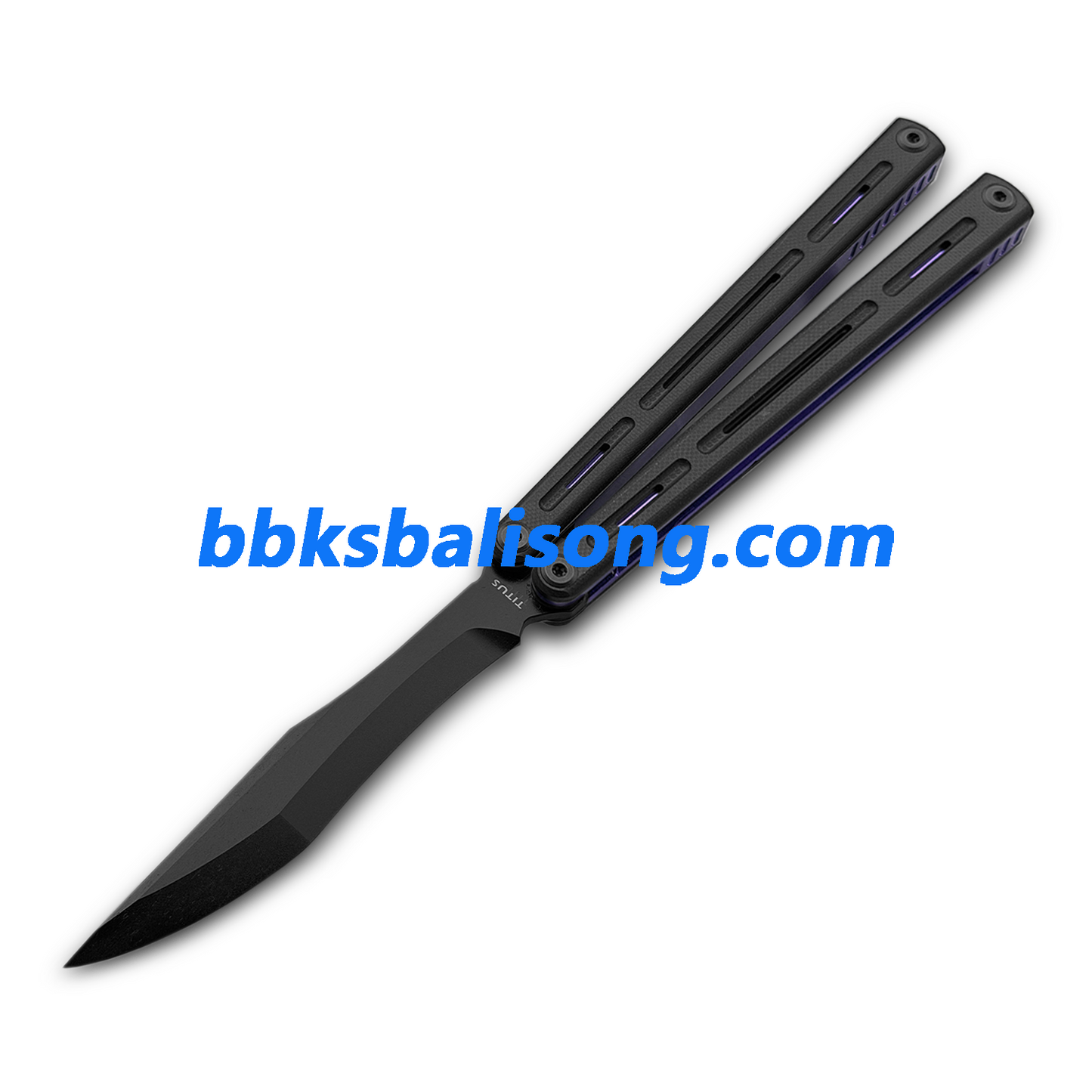 Titus Egrets Original Balisong Live Blade G10+7075 Aluminum Handle