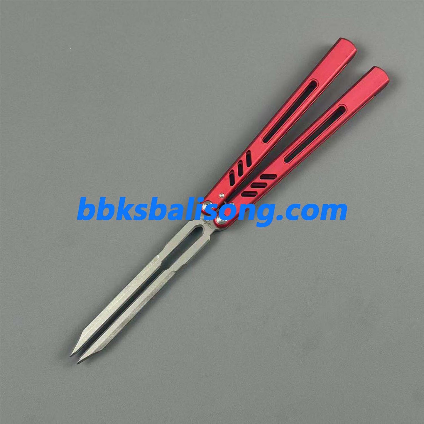 Banshu 8801 Balisong Tuning Fork Blade 7075 Aluminum Handle Bushings System