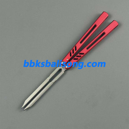 Banshu 8801 Balisong Tuning Fork Blade 7075 Aluminum Handle Bushings System