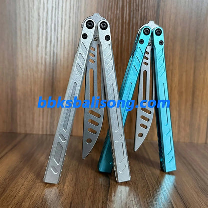 ARMED SHARK 7075 Aluminum Channel Barebones Balisong Clone BBKSbalisong