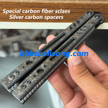 Baliplus Replicant (REP) Live Blade Balisong Clone G10+Titanium Handle