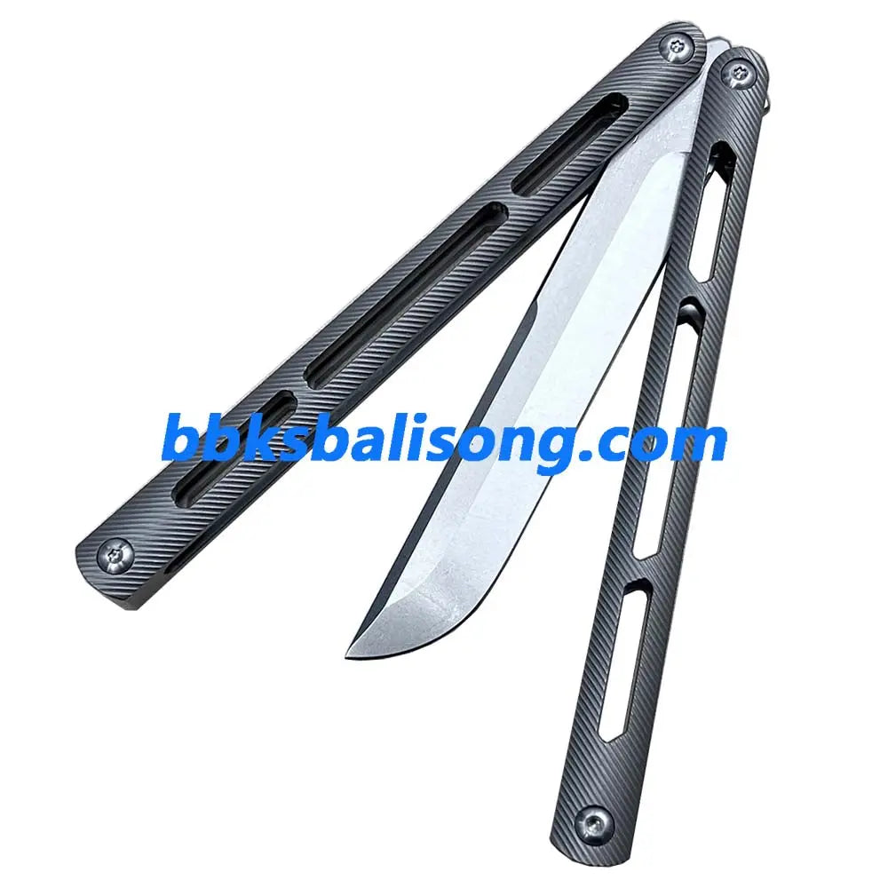 Theone Tsunami Balisong Clone Titanium Channel Handle BBKSbalisong