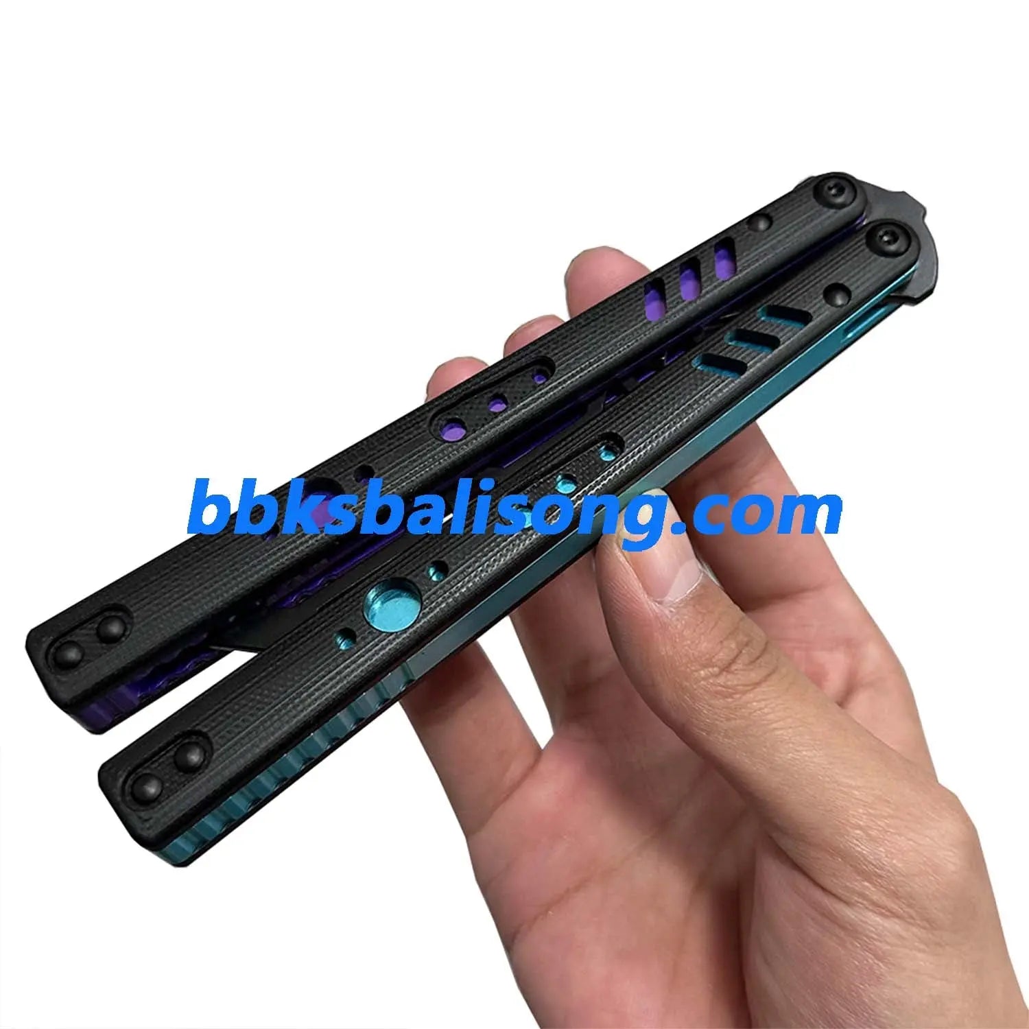 ARMED SHARK Aluminum Channel Replicant (REP) Balisong Clone BBKSbalisong