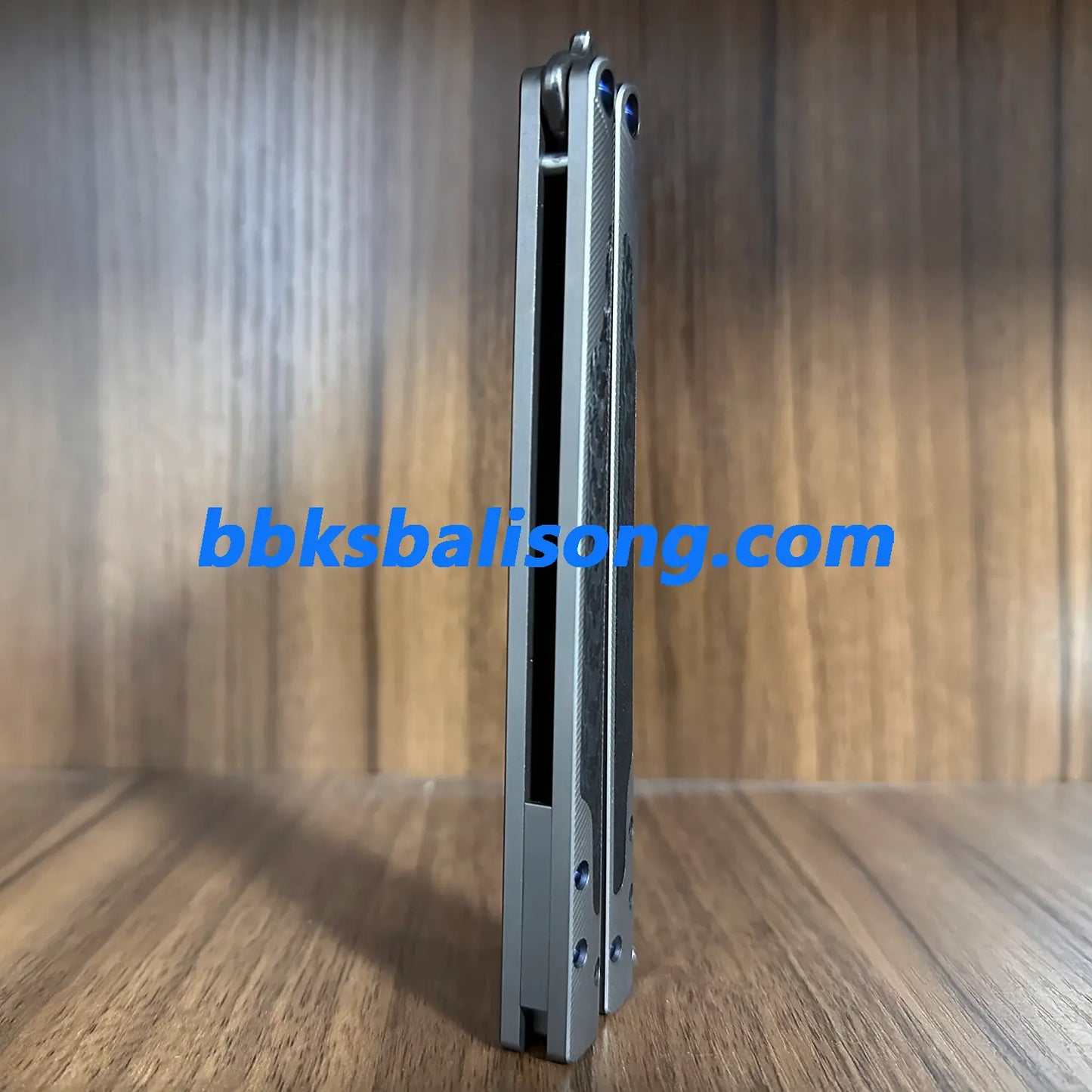 Theone EX10 Balisong Clone Carbon Fiber Patch+Titanium Handle Damascus Blade BBKSbalisong