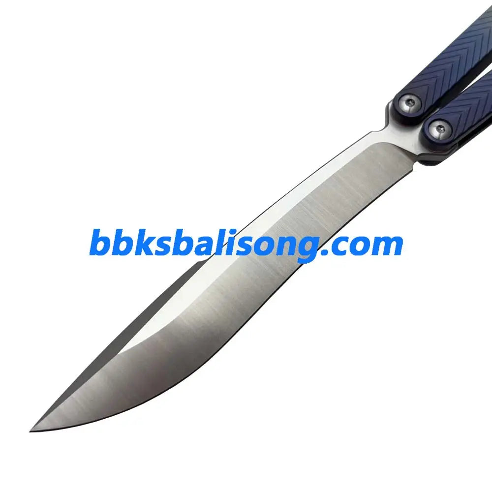 Theone Serif Balisong Clone Titanium Handle BBKSbalisong